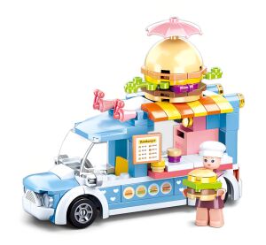 Sluban Girls Dream M38-B0993B Mobiler Hamburgerladen