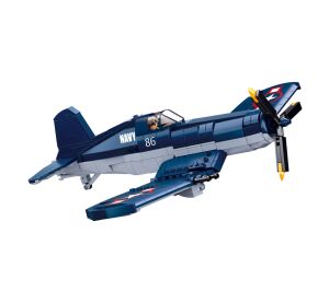 Sluban WWII M38-B1109 Amerikanisches Kampfflugzeug F4U Corsair