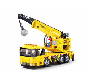 Sluban Town M38-B1195 LKW-Kran mit Abrissbirne