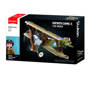 Sluban Model Bricks M38-B1293 Sopwith 1.35 Doppeldecker