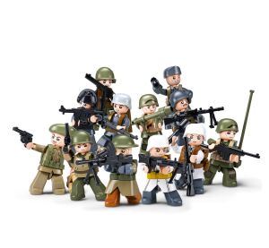 Sluban Army M38-B1307 Soldatenfiguren aus dem Zweiten Weltkrieg 1 Stück