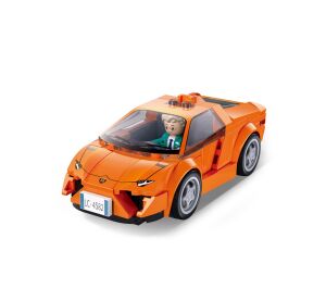 Sluban Metropolis M38-B1505A Rennwagen orange