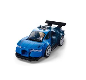 Sluban Metropolis M38-B1505C Rennwagen blau