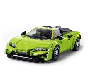 Sluban Model Bricks ​​M38-B1506 Sportwagen grün im Maßstab 1:32