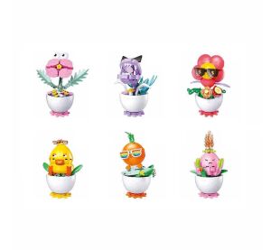 Sluban Flowers M38-P8029 Topfpflanzen Display 6 Stk