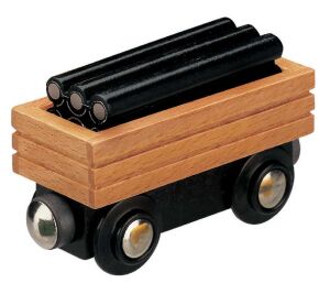 Maxim Holzwagen mit Pfeife