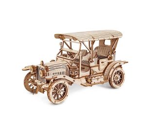 RoboTime Mechanisches 3D-Puzzle aus Holzz Historisches Auto