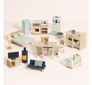 Le Toy Van Komplettes Puppenhaus-Möbelset 35-teilig