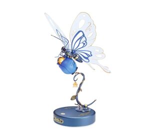RoboTime Mechanisches 3D-Puzzle Blau Schmetterling