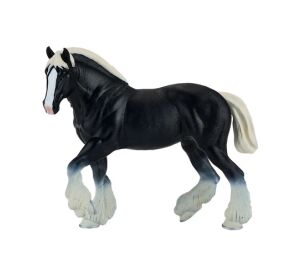 Mojo Clydesdale Pferd schwarz