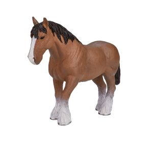 Mojo Clydesdale Pferd hellbraun