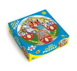 Magellan Rundpuzzle Tiere auf einem Riesenrad