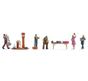 Noch Figuren-Set Flohmarkt mit Antiquitäten
