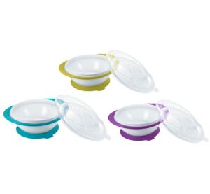 NUK Easy Learning Babyschale mit 2 Deckeln und Saugnapf 1tlg.
