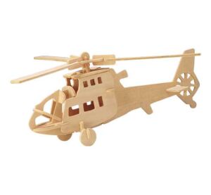 Woodcraft 3D-Holzpuzzle Hubschrauber Natur