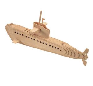 Woodcraft Holzpuzzle 3D U-Boot