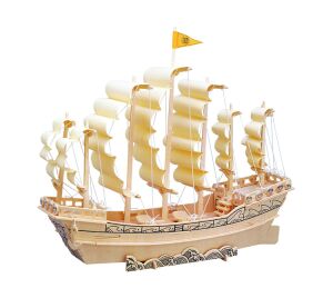 Woodcraft Holzpuzzle 3D Schiff Segelboot P131