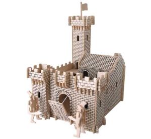 Woodcraft Holz 3D Puzzle Schloss I