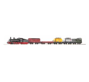 Piko Starter Set Güterzug mit Dampflokomotive BR 55 (G 7.1) DB III - 57123