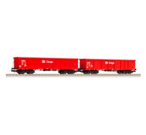 Piko Set 2er Offene Güterwagen Eaos-x mit Sandladung DB AG V - 58234