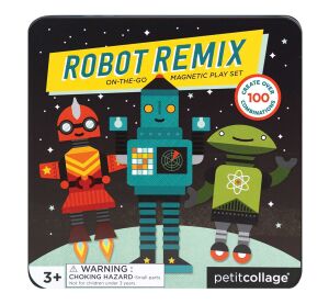 Petit Collage Magnetspiel Roboter