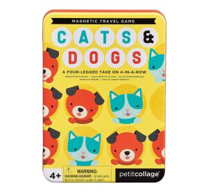 Petit Collage Magnetisches Spiel Katzen und Hunde