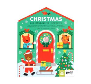 Petit Collage Malbuch mit Aufklebern Weihnachten