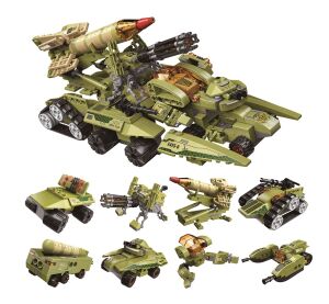 Qman Thunder Expedition Kampfwagen 1415 8v1 Set