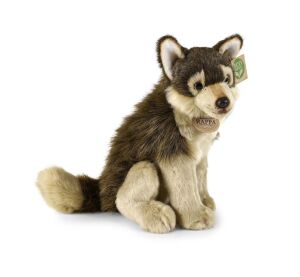 Rappa Plüsch-Wolf sitzend 28 cm ECO-FRIENDLY