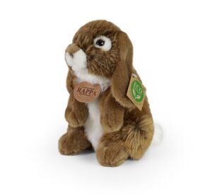 Plüschkaninchen braun stehend 18 cm ECO-FRIENDLY