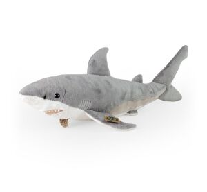Rappa Weißer Plüschhai 51 cm ECO-FRIENDLY
