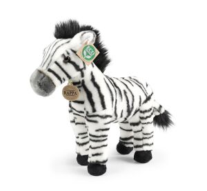 Rappa Stehendes Zebra aus Plüsch 30 cm ECO-FRIENDLY