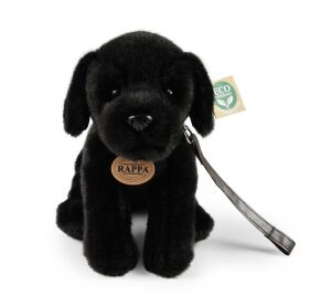 Rappa Labrador-Plüschhund Schwarzer 25 cm ECO-FRIENDLY
