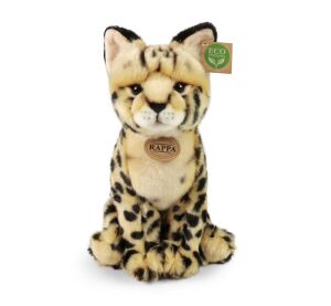 Rappa Plüsch-Serval 30 cm ECO-FRIENDLY
