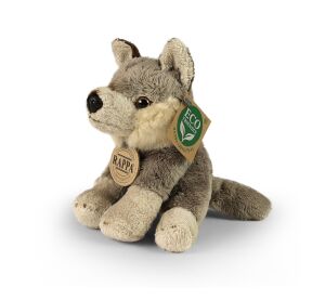 Rappa Plüschwolf, 13 cm ECO-FRIENDLY
