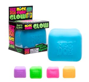 Schylling NeeDoh Nice Cube Antistresswürfel leuchtet im Dunkeln