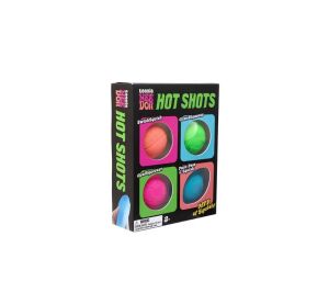 Schylling NeeDoh Bunte Quetschbälle Hot Shots 4 Stück
