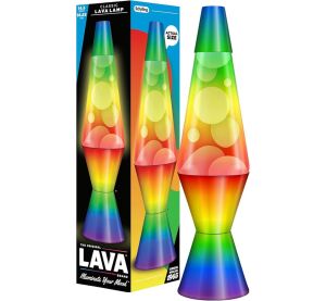 Schylling LAVA Lampe Regenbogen handbemalt 36,8 cm