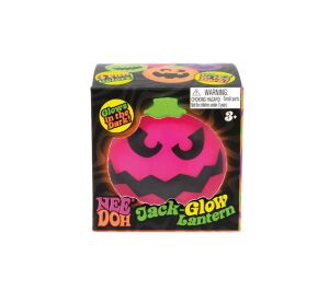 Schylling NeeDoh Jack-Glow Lantern Antistress-Kürbis leuchtet im Dunkeln
