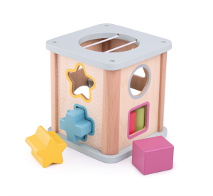 Bigjigs Toys Motorikwürfel blau
