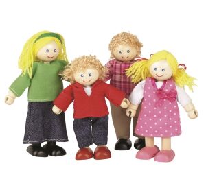 Tidlo Holzpuppen für das Haus Familie