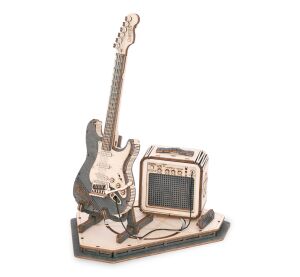 RoboTime 3D-Holzpuzzle E-Gitarre