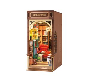 RoboTime 3D-Puzzle Buchstütze Miniaturhaus Buchhandlung