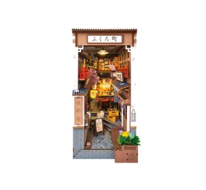 RoboTime 3D-Puzzle Buchstütze Miniaturhaus Sakura-Weingasse