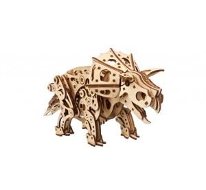 Ugears Mechanisches 3D-Holzpuzzle Triceratops