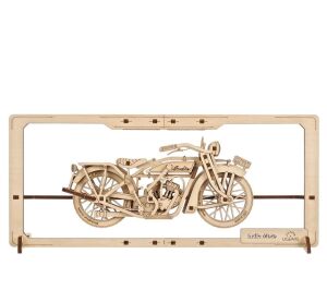 Ugears Mechanisches 2.5D-Holzpuzzle India Moto