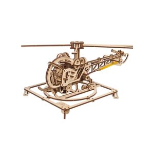 Ugears Mechanisches 3D-Holzpuzzle MINI Helicopter