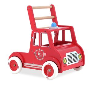 Vilac Lauflernhilfe aus Holz Feuerwehrleute