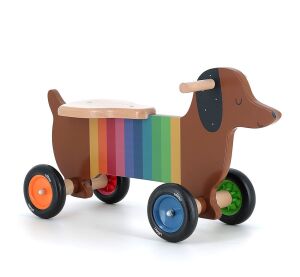 Vilac Holzlaufrad Bunter Hund