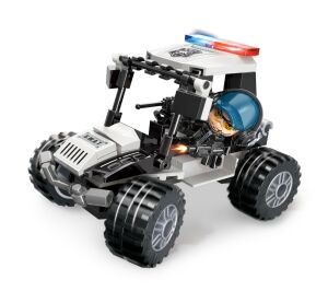 Qman Mine City Polizei W11011-4 Polizei-Jeep